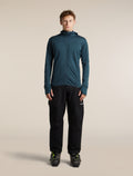 Men's Merino Blend 300 RealFleece™ Descender Long Sleeve Zip Hoodie Abyss - 3