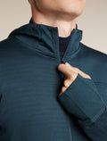Men's Merino Blend 300 RealFleece™ Descender Long Sleeve Zip Hoodie Abyss - 6
