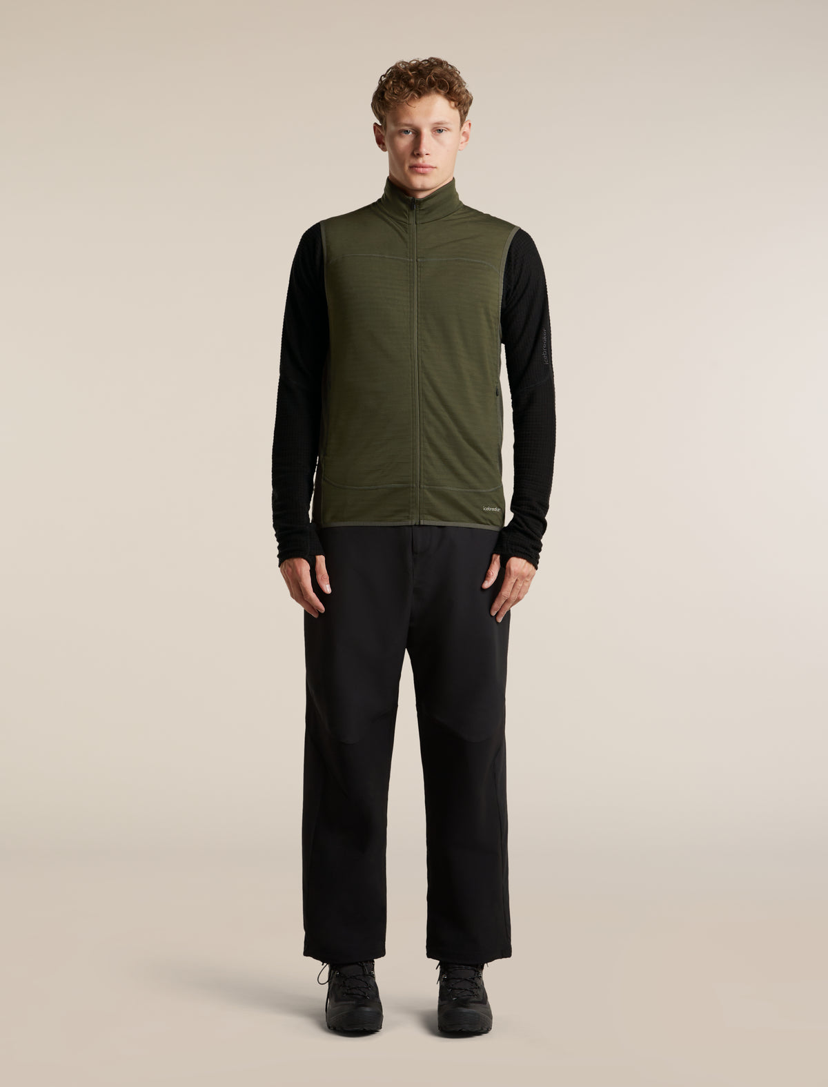 Men's Merino Blend 300 RealFleece™ Descender Vest Dark Loden - 3