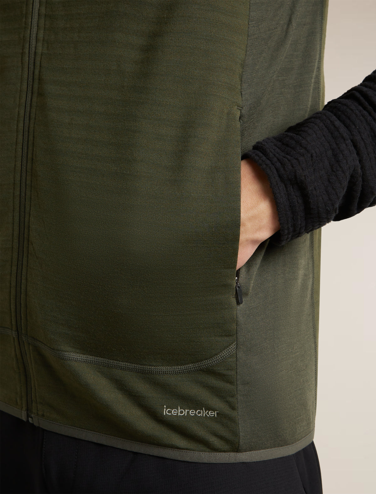 Men's Merino Blend 300 RealFleece™ Descender Vest Dark Loden - 8