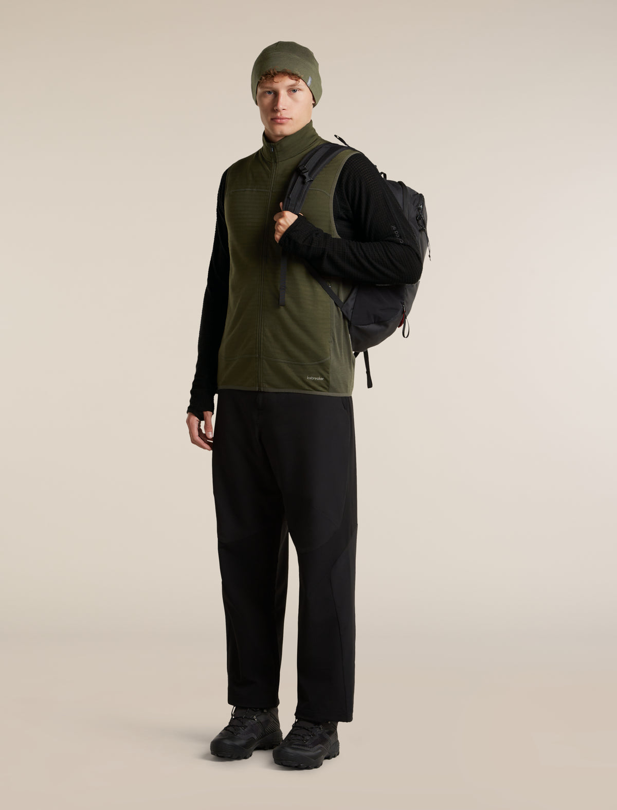 Men's Merino Blend 300 RealFleece™ Descender Vest Dark Loden - 4