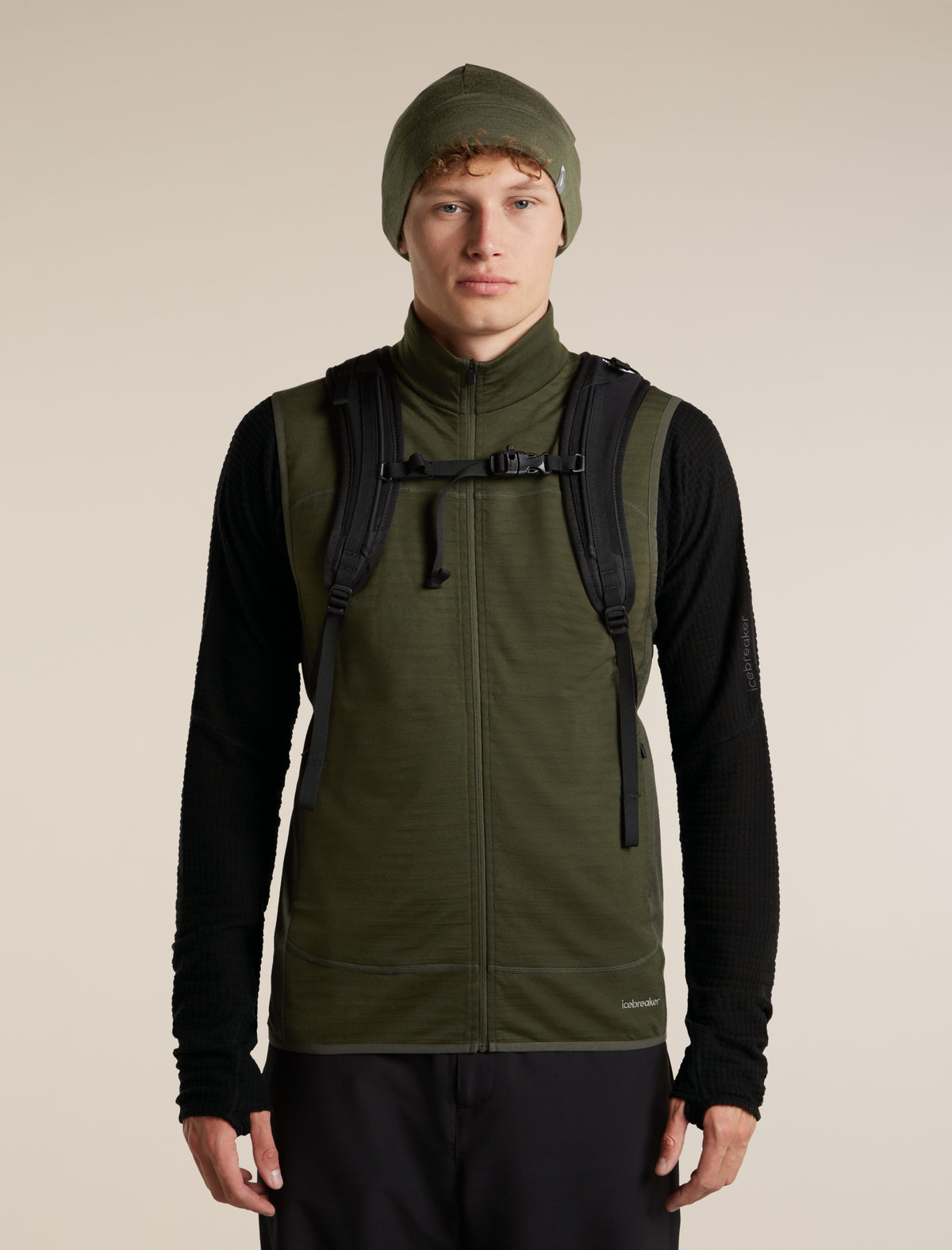 Men's Merino Blend 300 RealFleece™ Descender Vest Dark Loden - 5