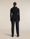 Women's Merino Blend 200 RealFleece™ Descender Long Sleeve Zip Hoodie Black - 9