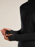 Haut à capuchon à glissière 300 Realfleece™ Descender en mélange de mérinos pour femmes  - 6