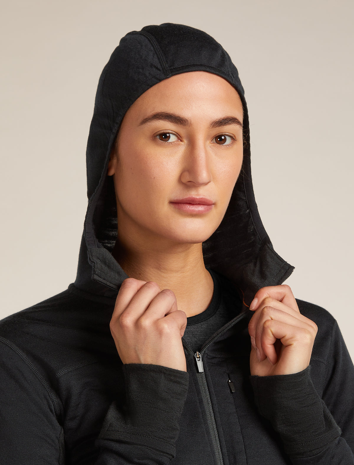 Haut à capuchon à glissière 300 Realfleece™ Descender en mélange de mérinos pour femmes  - 8