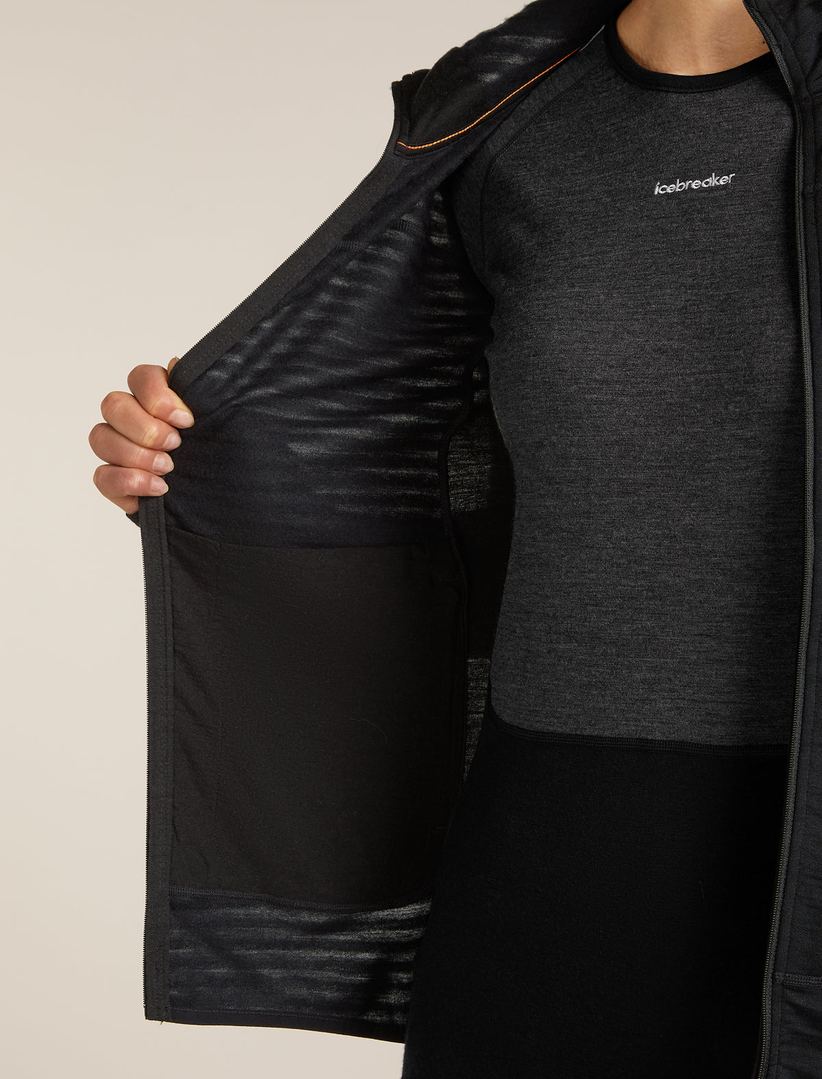Haut à capuchon à glissière 300 Realfleece™ Descender en mélange de mérinos pour femmes  - 10