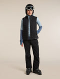 Women's Merino Blend 300 RealFleece™ Descender Long Sleeve Zip Hoodie Dawn/Zinc Blue - 4
