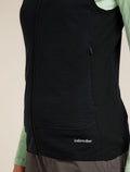 icebreaker Women's Merino Blend 300 RealFleece™ Descender Vest Black Women - 5