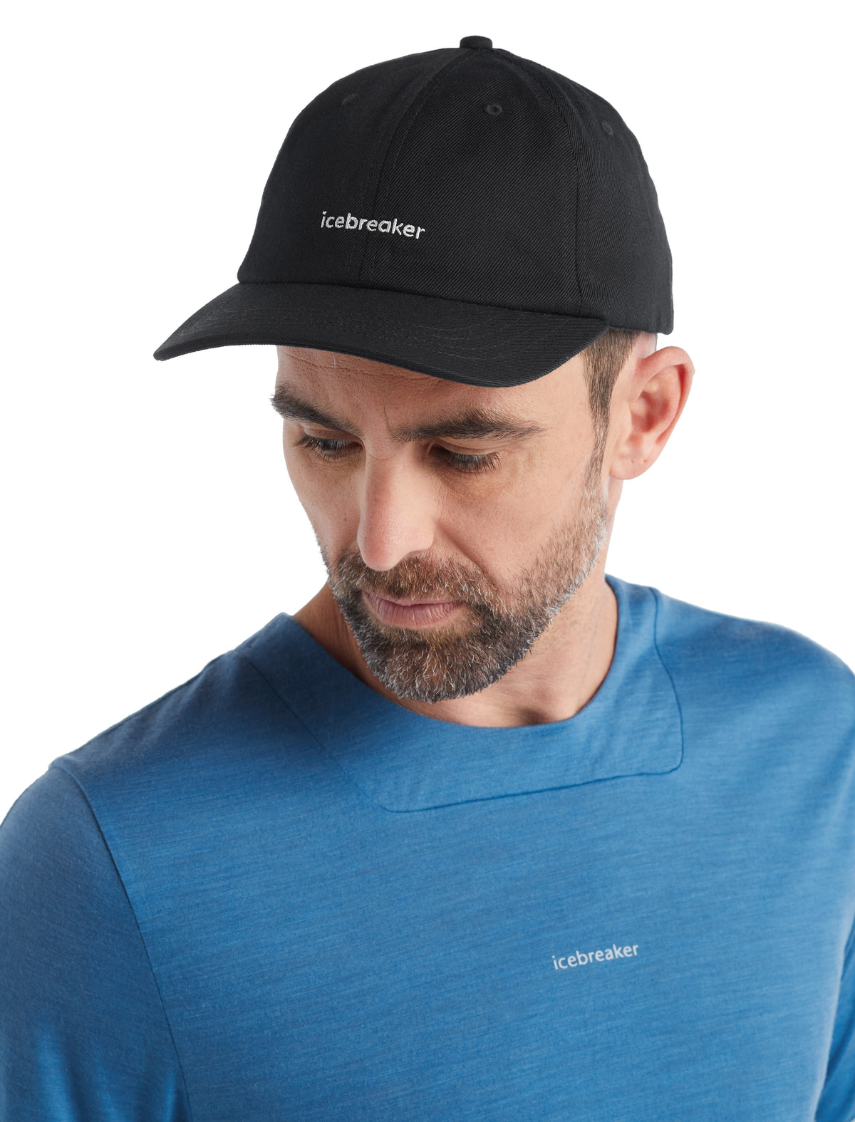 Unisex Merino Blend Icebreaker 6 Panel Hat Black - 1
