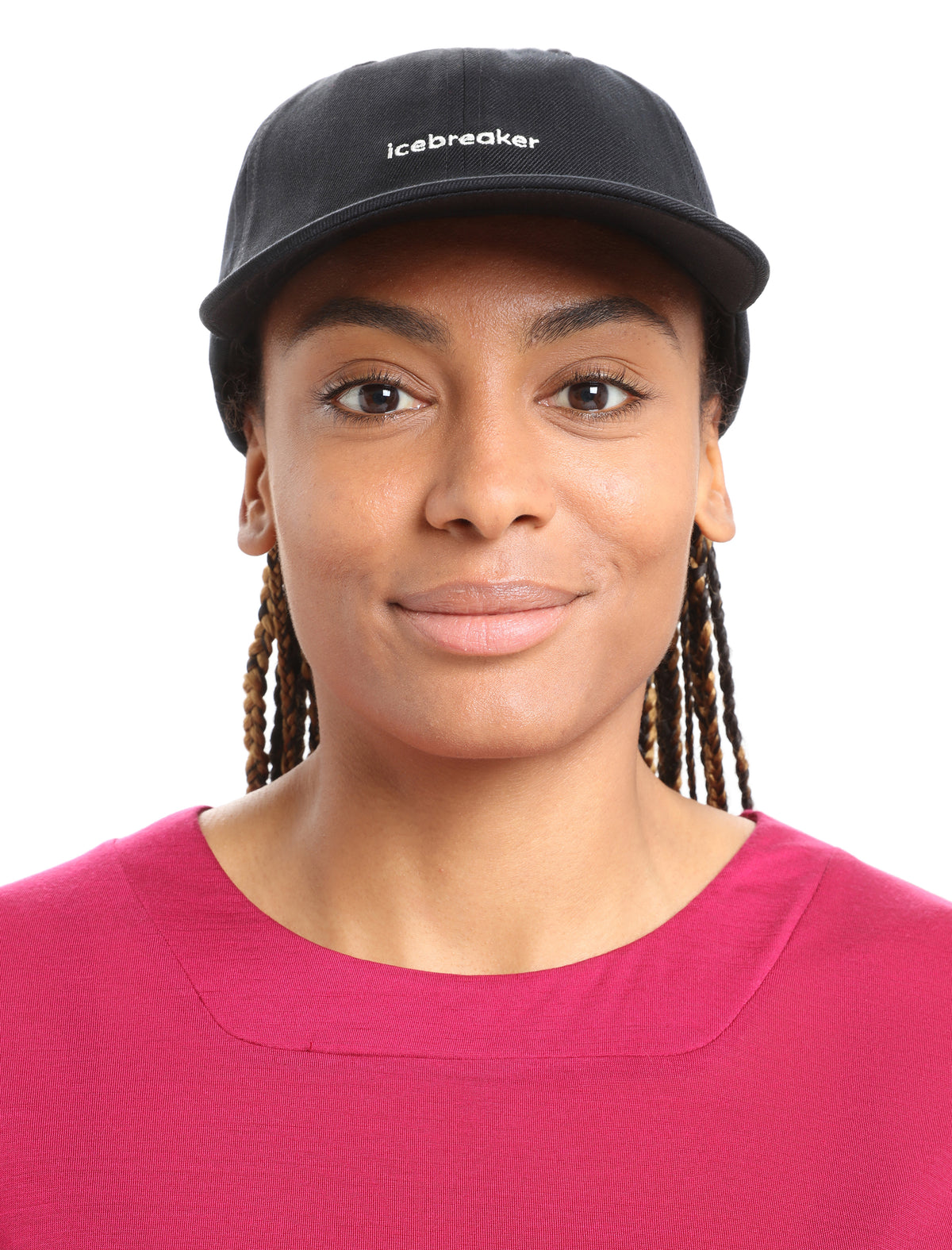 Unisex Merino Blend Icebreaker 6 Panel Hat Black - 8