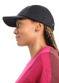 Unisex Merino Blend Icebreaker 6 Panel Hat Black - 9