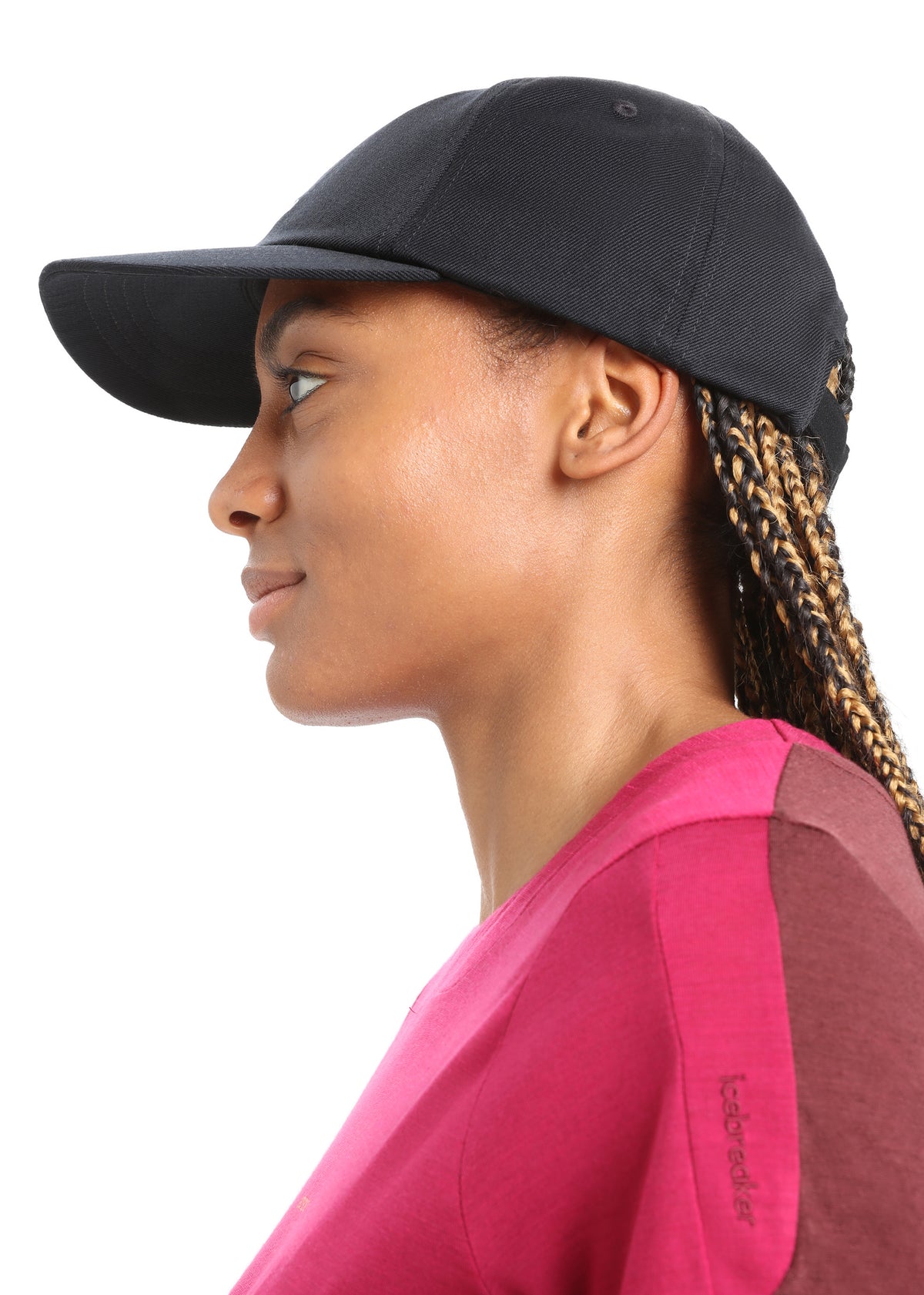 Unisex Merino Blend Icebreaker 6 Panel Hat Black - 9