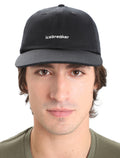 Unisex Merino Blend Icebreaker 6 Panel Hat Black - 10