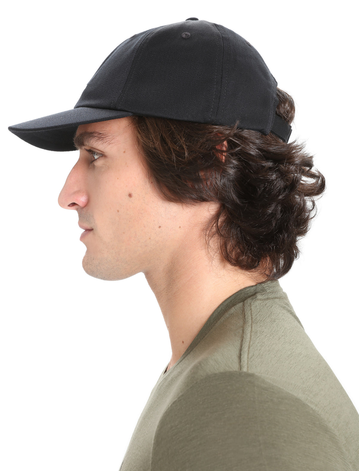 Unisex Merino Blend Icebreaker 6 Panel Hat Black - 12