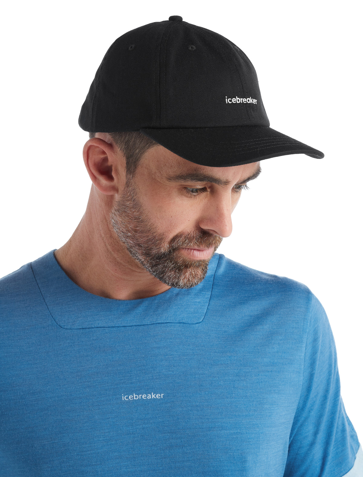 Unisex Merino Blend Icebreaker 6 Panel Hat Black - 2