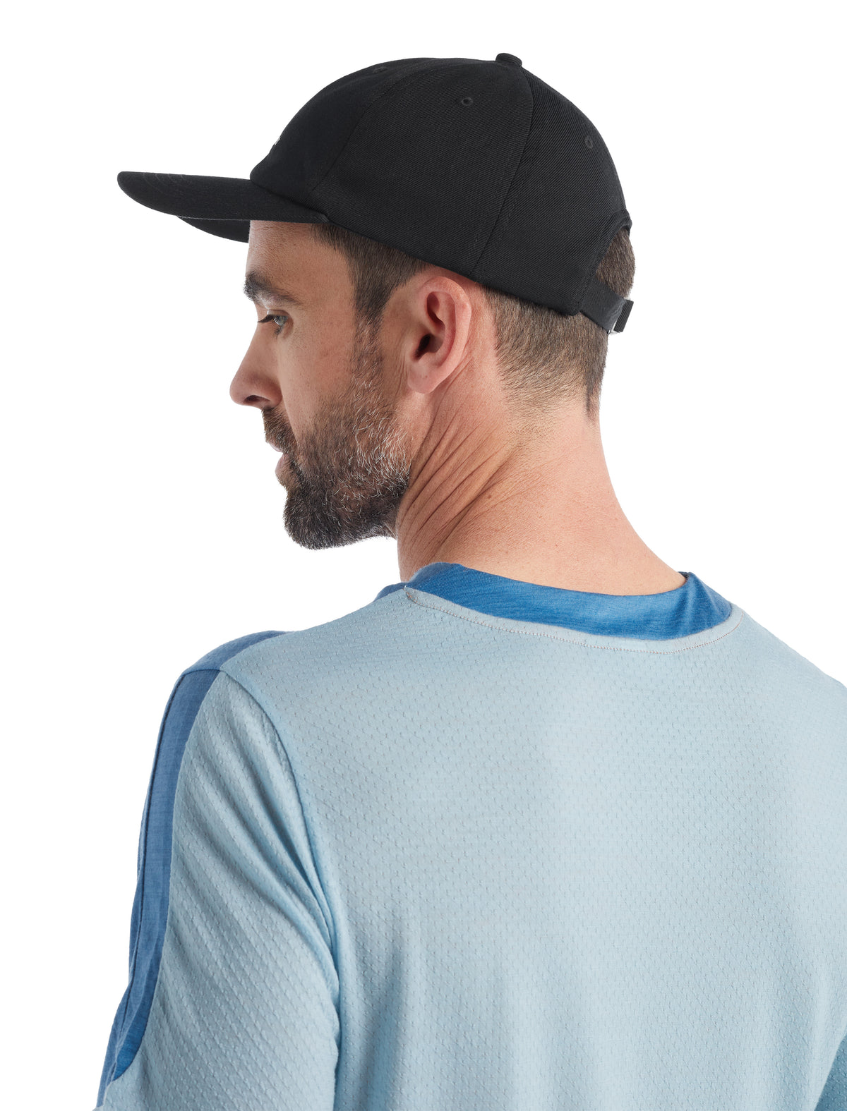 Unisex Merino Blend Icebreaker 6 Panel Hat Black - 3