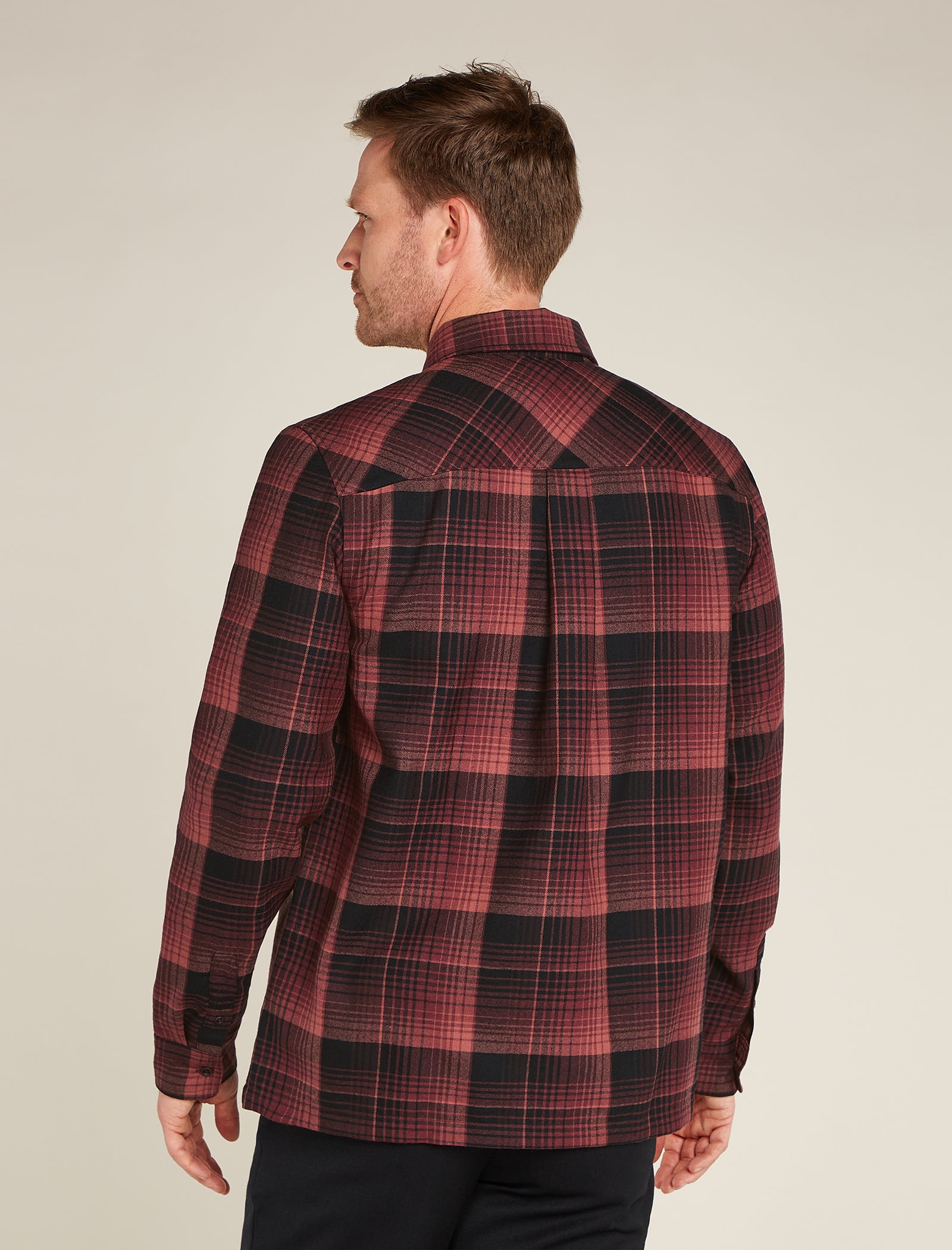 U*ト様 MERINO COLLEGE FLANNEL | FLARED SKI Men's Maplewood Hooded Flannel Jacket | Cozy Insulation for Hiking