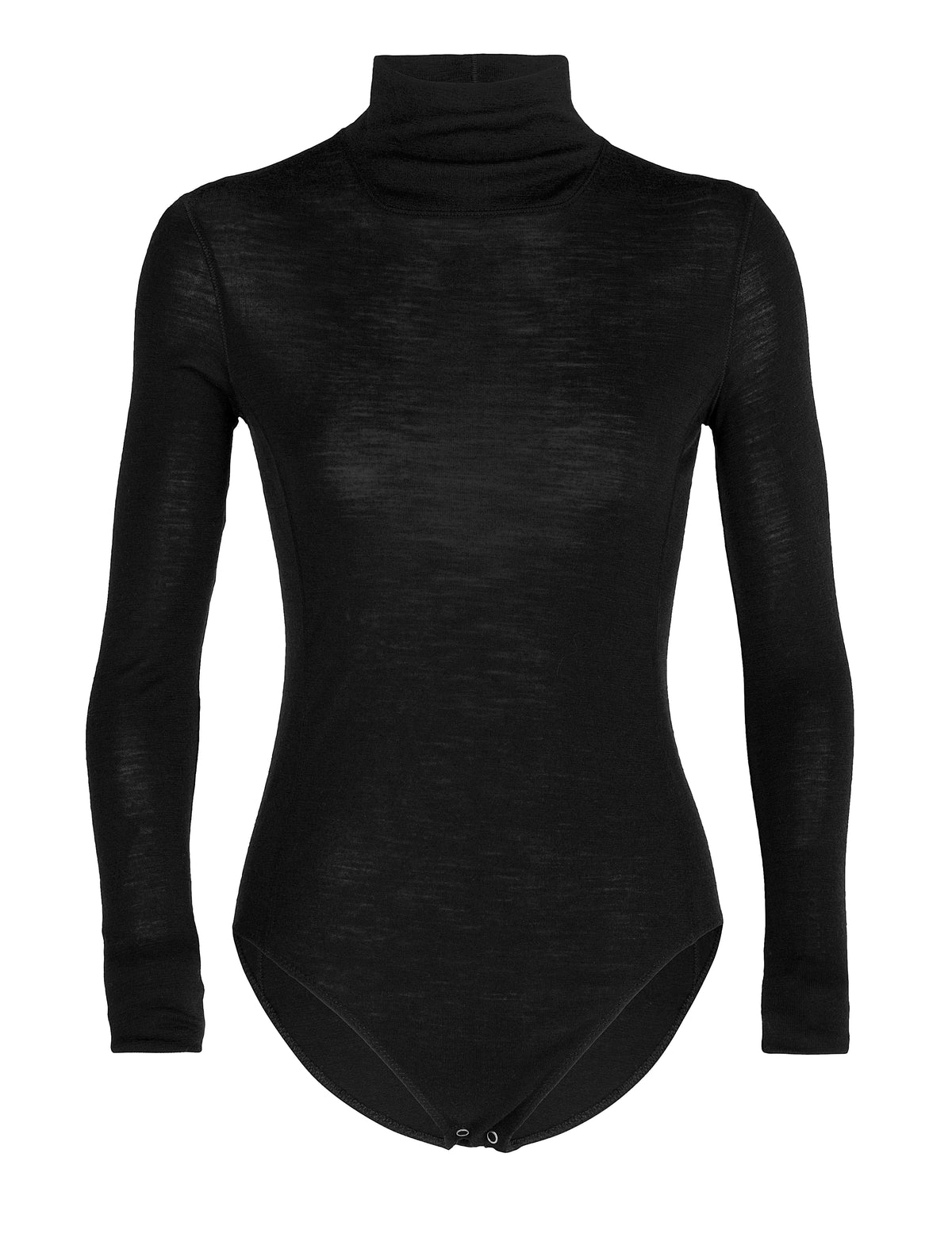 Women's Queens Long Sleeve High Neck Bodysuit Black - 11