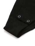 Women's Queens Long Sleeve High Neck Bodysuit Black - 7