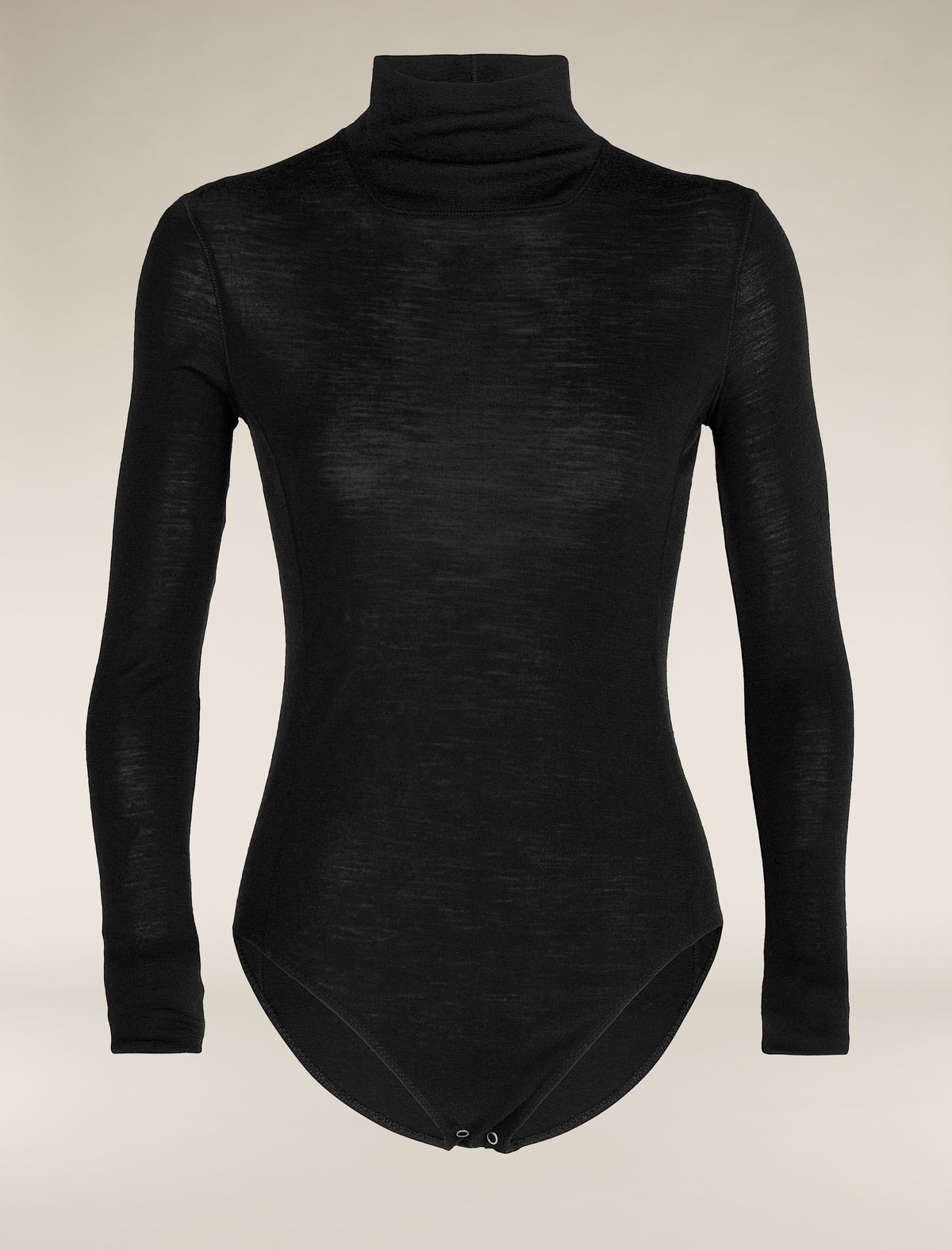 Women's Queens Long Sleeve High Neck Bodysuit Black - 9