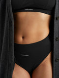 Women's Queens High Cut Brief Black - 12