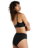Women's Queens High Cut Brief Black - 9