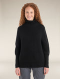 Women's Seevista Funnel Neck Sweater Black - 1