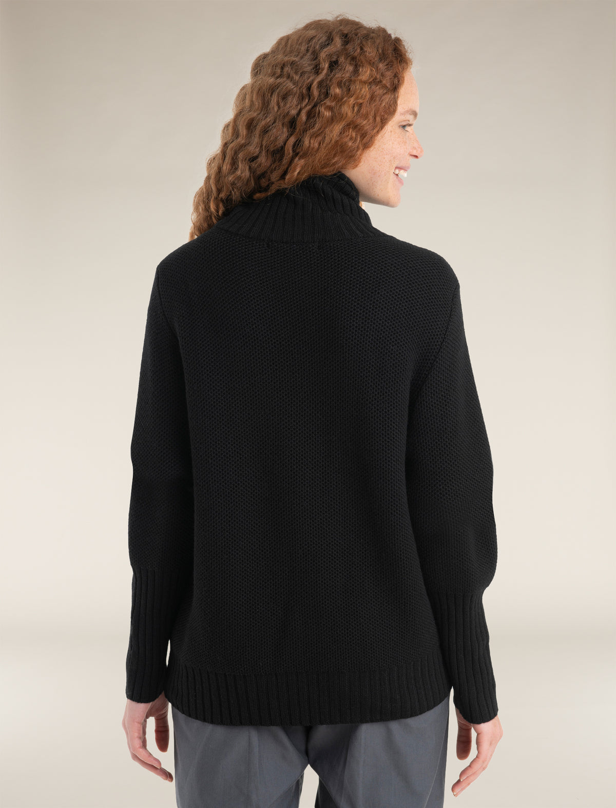 Women's Seevista Funnel Neck Sweater Black - 2