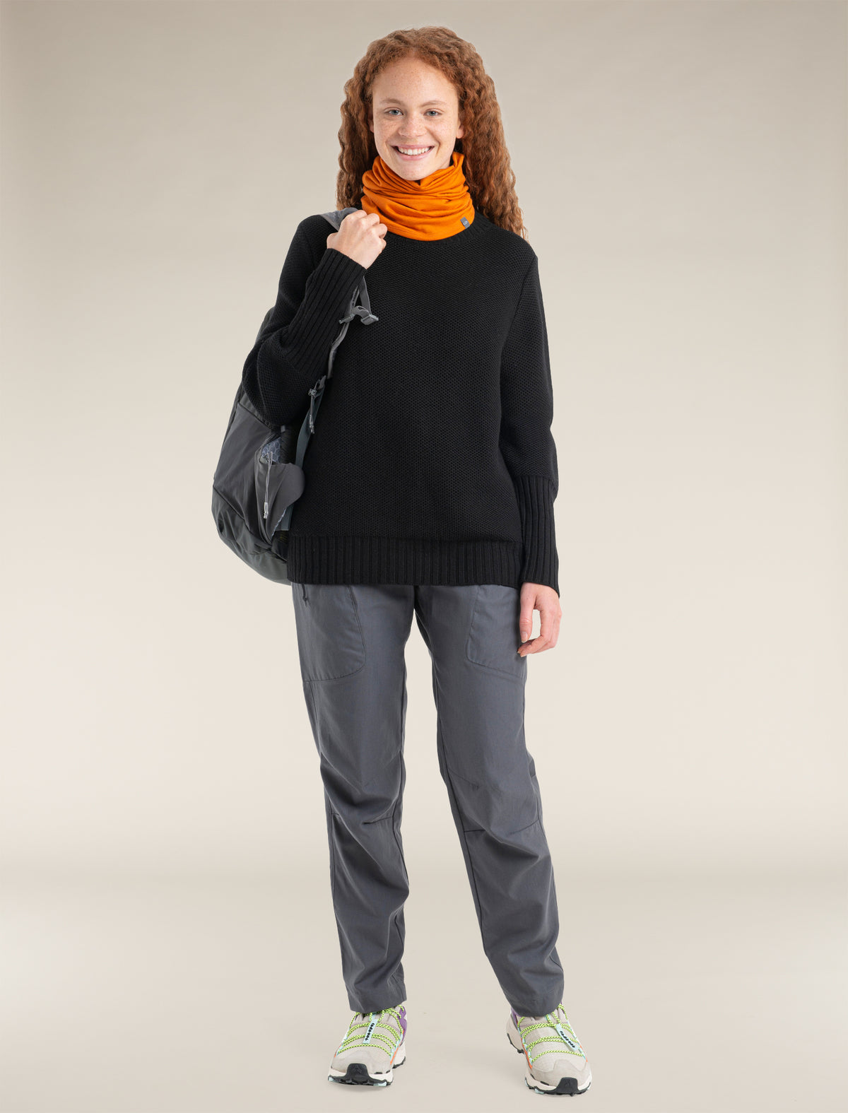 Women's Seevista Funnel Neck Sweater Black - 4