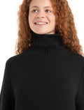 Women's Seevista Funnel Neck Sweater Black - 6