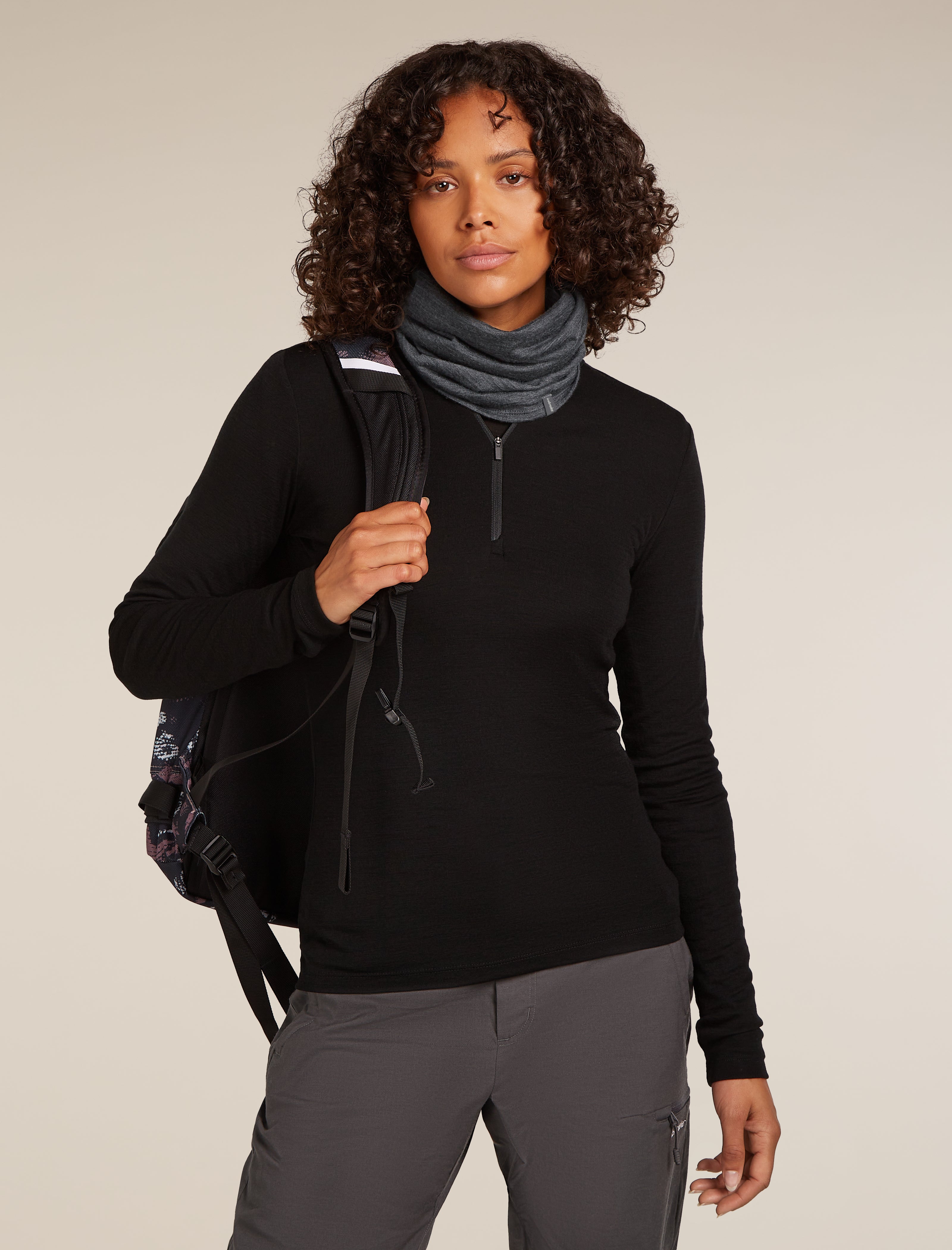 Unisex Merino 200 Flexi Chute Jet Heather