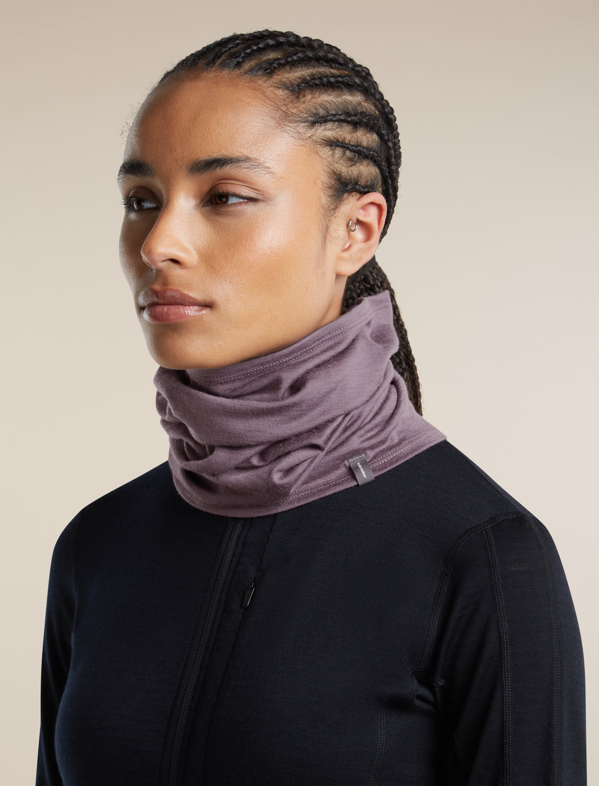 Unisex Merino 200 Oasis Flexi Chute Grey Plum - 2