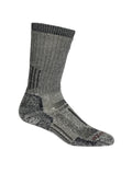 Women's Merino Mountaineer Mid Calf Socks Jet Heather/Espresso - 1