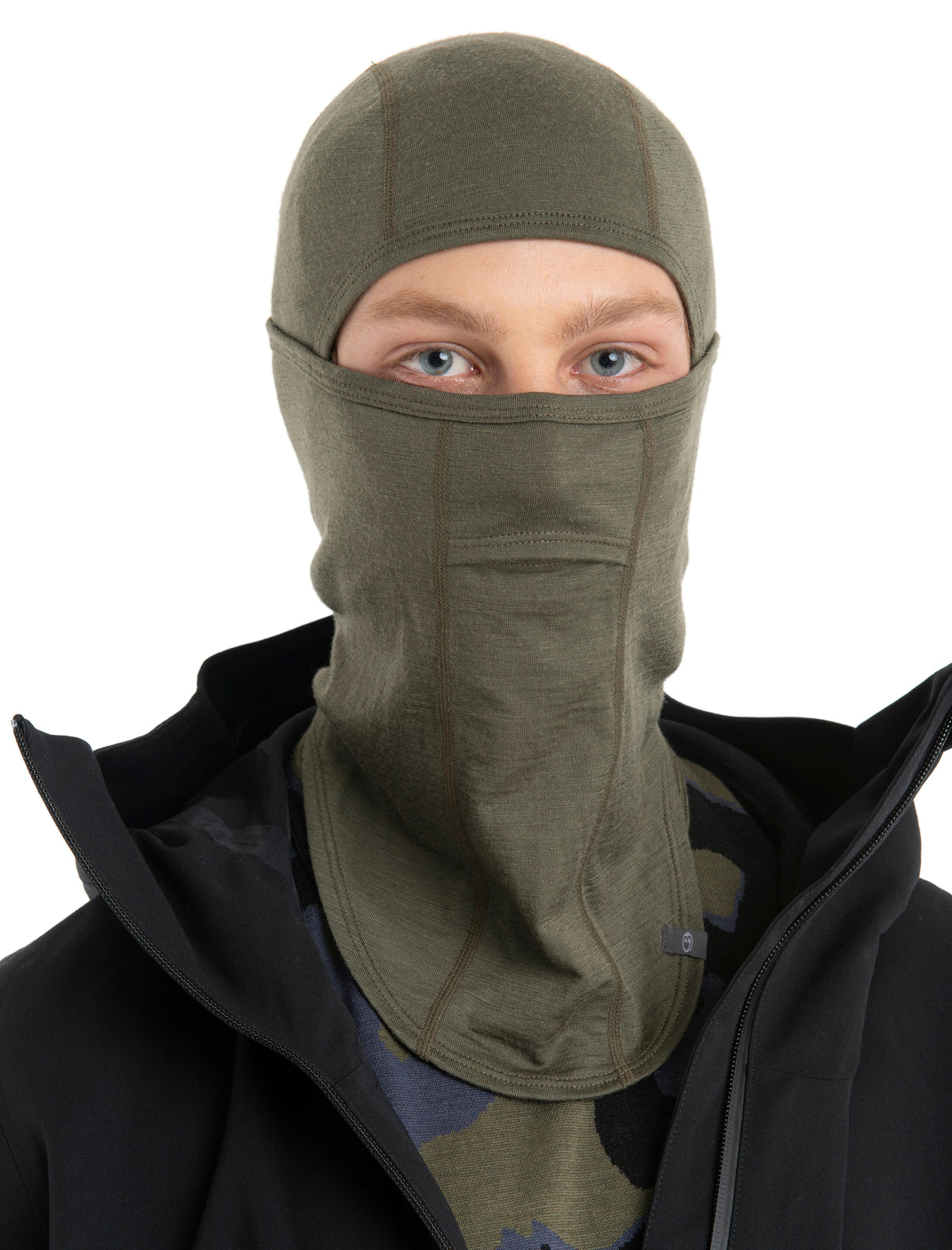 Unisex Merino 200 Oasis Balaclava Loden - 1