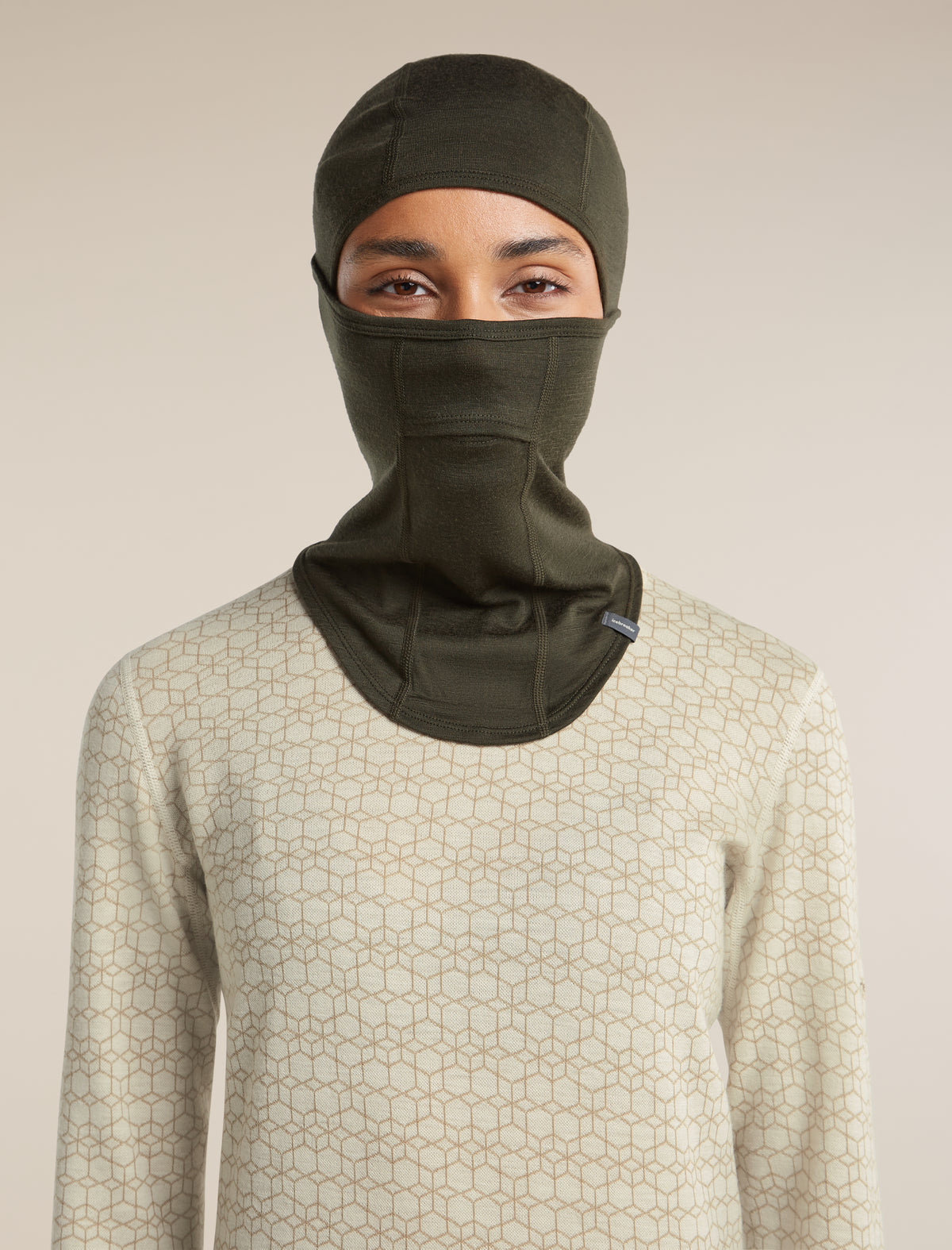 Unisex Merino 200 Oasis Balaclava Dark Loden - 2