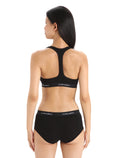 Women's Merino Sprite Racerback Bra Black - 2