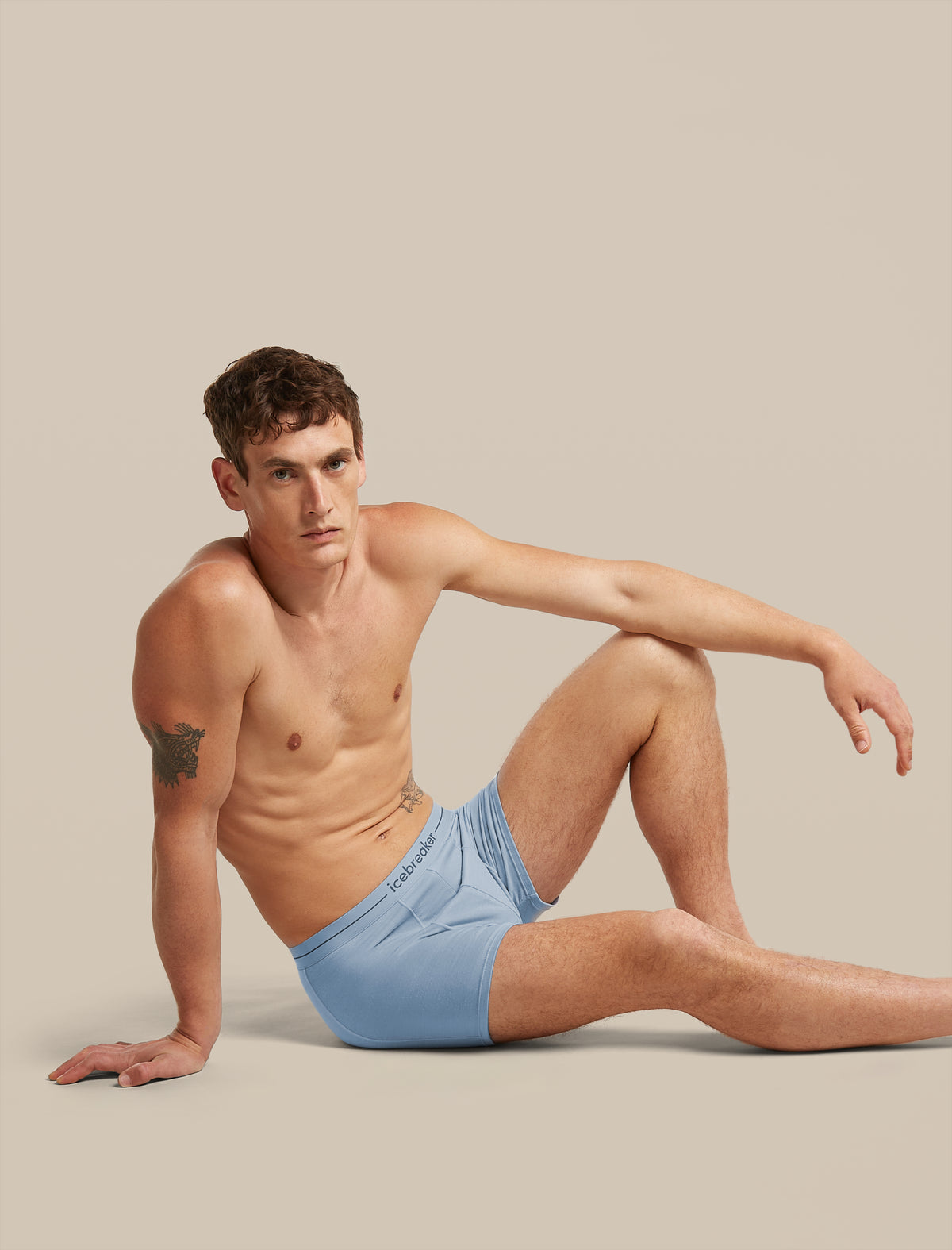 Men's Merino 150 Anatomica Boxers Zinc Blue - 4