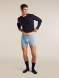 Men's Merino 150 Anatomica Boxers Zinc Blue - 5