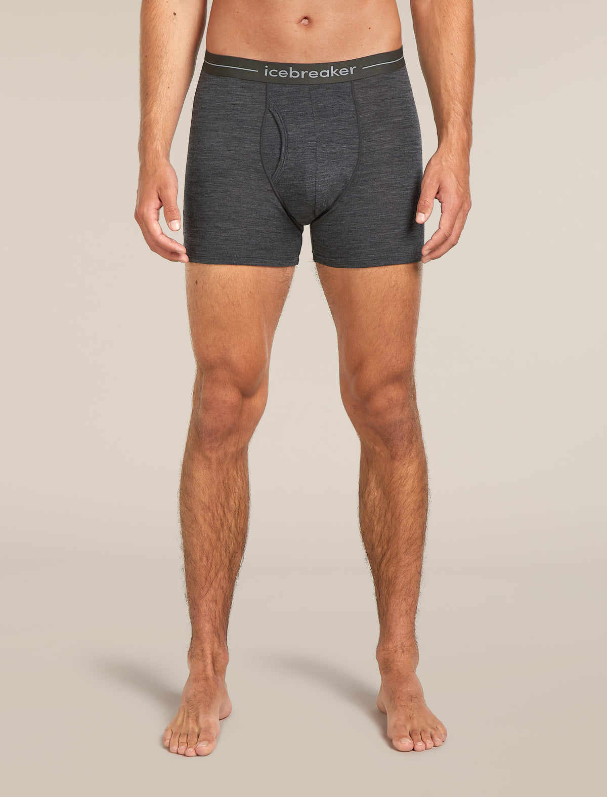 Men's Merino 150 Anatomica Boxers wFly Jet Heather - 1
