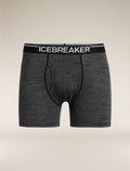 Men's Merino 150 Anatomica Boxers wFly Gritstone Heather Stripe - 1