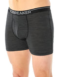 Men's Merino 150 Anatomica Boxers wFly Gritstone Heather Stripe - 5