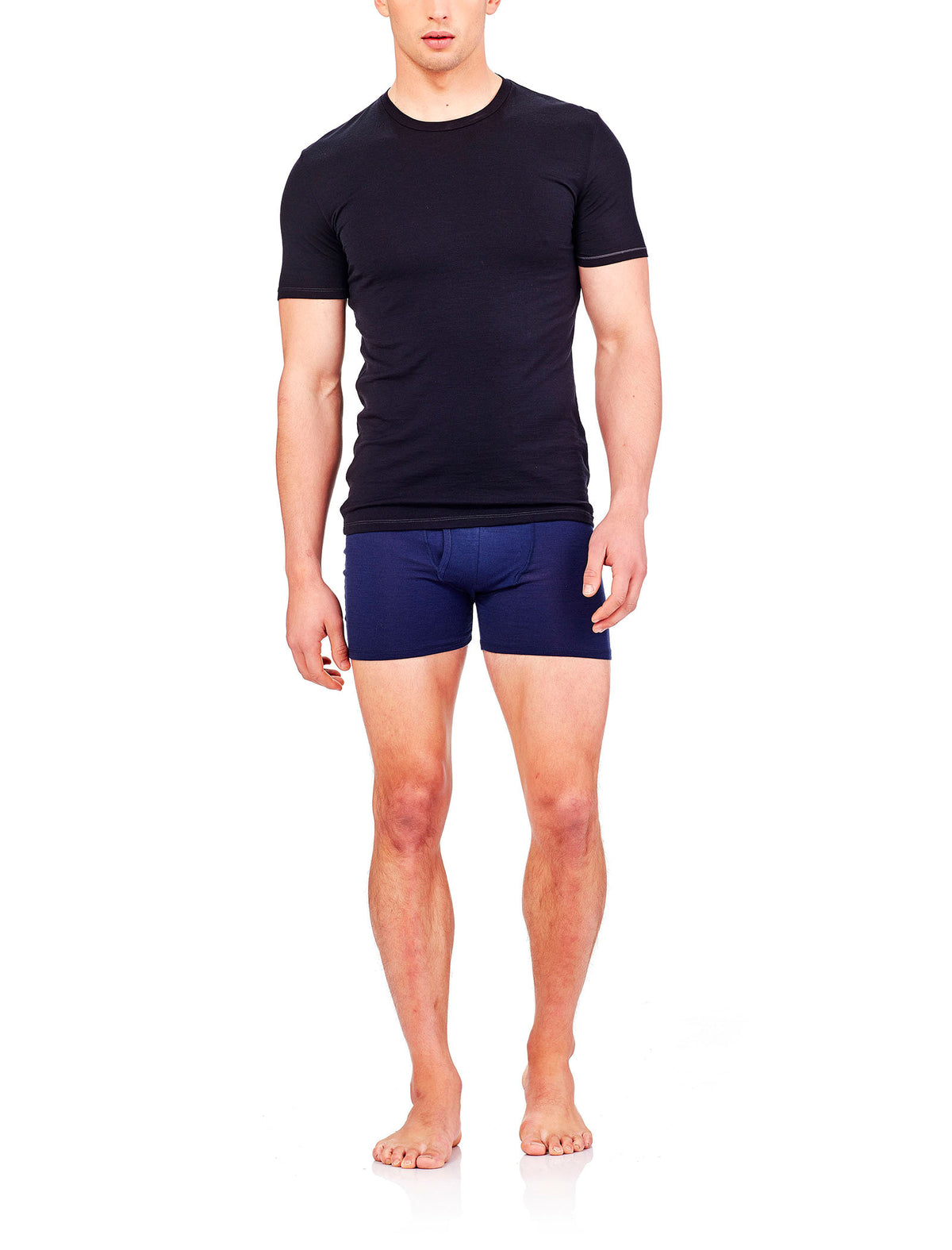 icebreaker Men's Merino 150 Anatomica Boxers wFly Midnight Navy MEN - 4