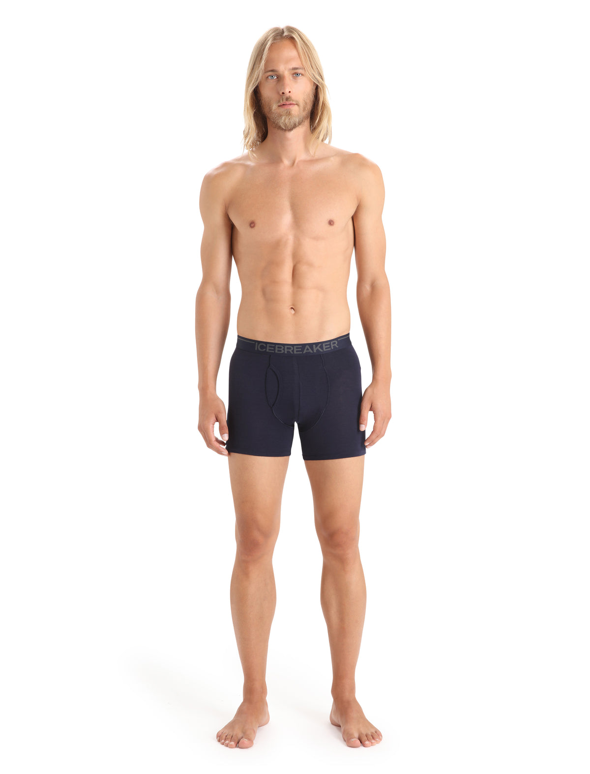 Men's Merino 150 Anatomica Boxers wFly Midnight Navy - 3