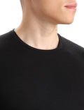 Men's Merino 150 Anatomica Long Sleeve Crewe Top Black - 4