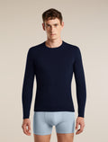 Men's Merino 150 Anatomica Long Sleeve Crewe Midnight Navy - 1