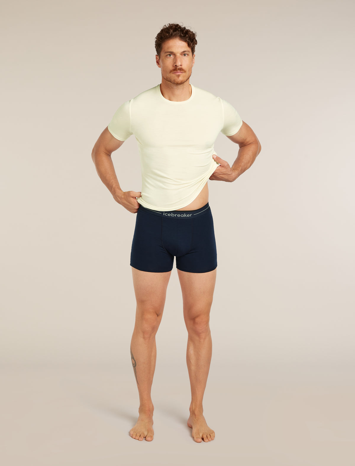 Men's Merino 150 Anatomica Short Sleeve Crewe Top Undyed - 6