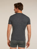 Men's Merino 150 Anatomica Short Sleeve Crewe Top Jet Heather - 2