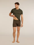 icebreaker Men's Merino 150 Anatomica Short Sleeve Crewe Top Dark Loden Men - 5