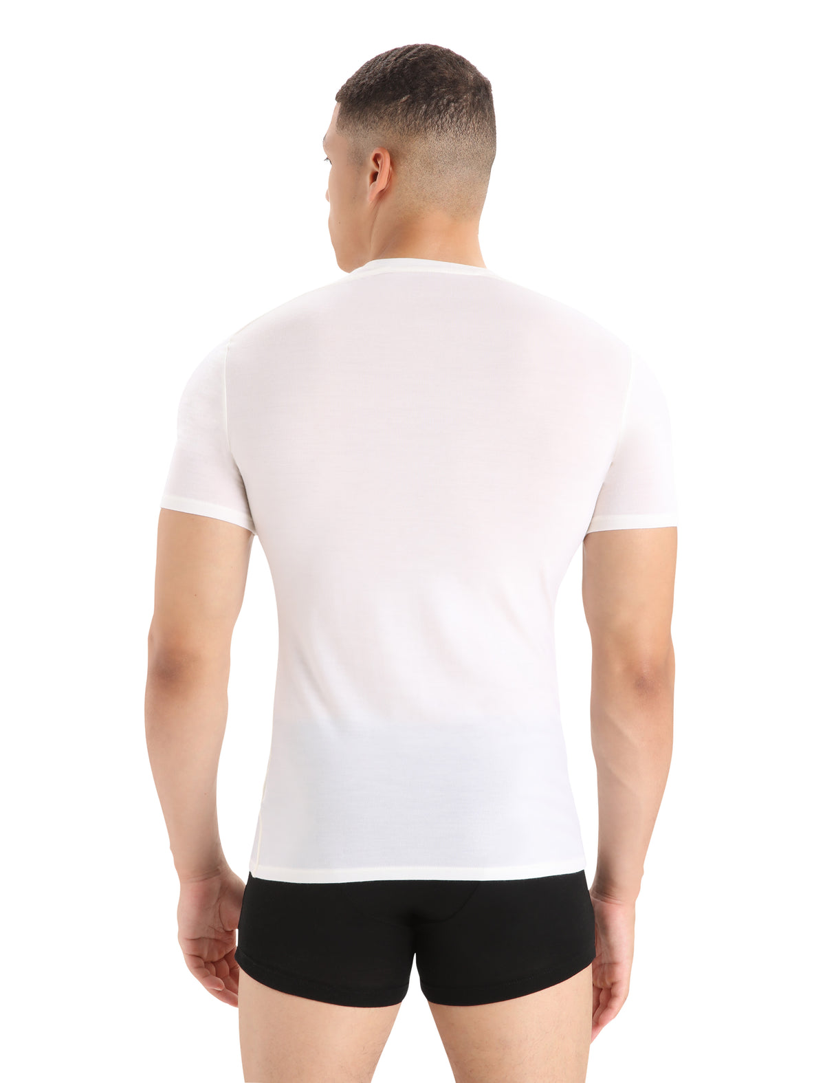 Men's Merino 150 Anatomica Short Sleeve Crewe Top Snow - 2