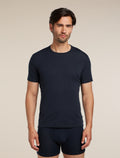Men's Merino 150 Anatomica Short Sleeve Crewe Top Midnight Navy - 1